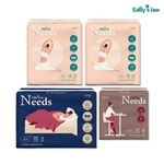 [SALLY'S LAW] Needs Ultra Slim Sanitary Napkin Medium 2packs+Overnight 1pack+Panty liner 1pack – 1,500 Air Holes for Freshness, Triple Leak-Proof Design - Made in Korea